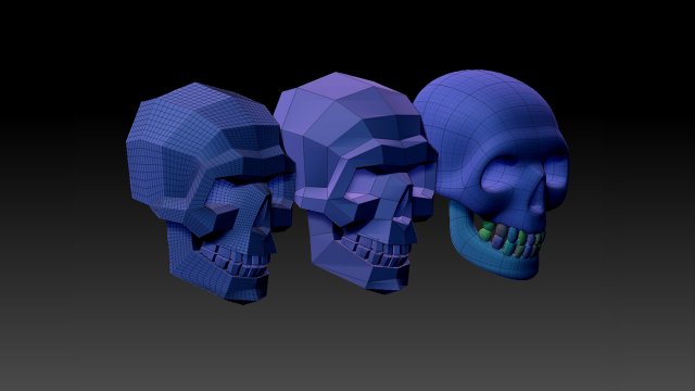 Scull Modèles 3D en vedette .c4d .max .obj .3ds .fbx .stl .blend 