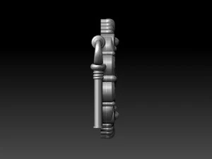 钥匙和锁孔 3D 打印模型