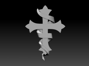 Cross 3D Print Model