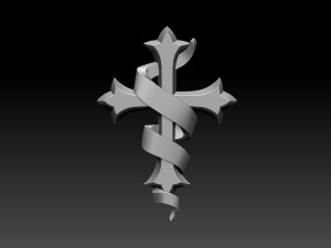 Cross 3D Print Model