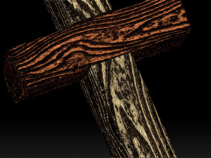 Cross wood 3D 打印模型