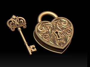 キーロック 3Dプリントモデル