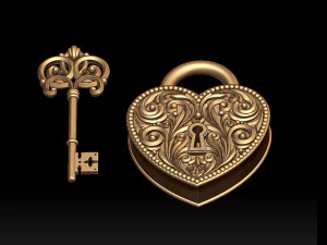 キーロック 3Dプリントモデル