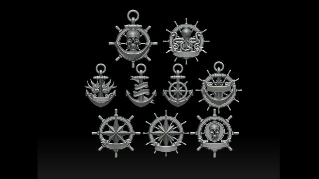 ANCHORS 3D Принт Модель .c4d .max .obj .3ds .fbx .stl .blend 