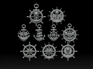 アンカー 3Dプリントモデル