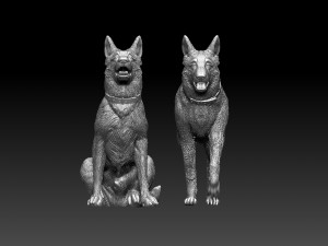 Shepherd dog Modèles 3D en vedette