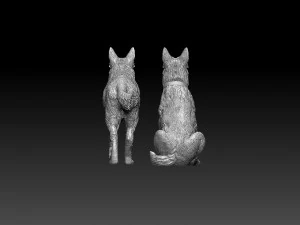 Shepherd dog 3D Print Model