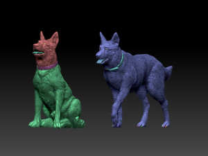 Shepherd dog Modèles 3D en vedette