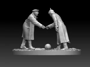 Christmas Truce Memorial 3D Print Model