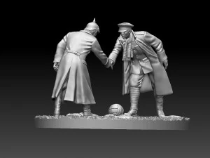 Christmas Truce Memorial 3D Print Model