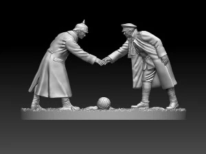 Christmas Truce Memorial 3D Print Model