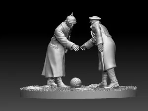 Christmas Truce Memorial 3D Print Model