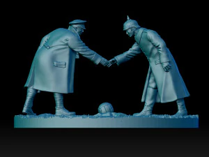 Christmas Truce Memorial 3D Print Model