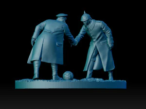 Christmas Truce Memorial 3D Print Model