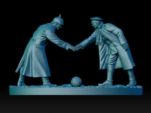 Christmas Truce Memorial 3D Print Model