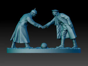 Christmas Truce Memorial 3D Print Model