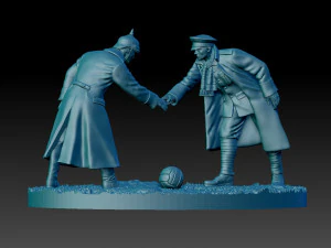 Christmas Truce Memorial 3D Print Model