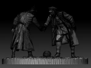 Christmas Truce Memorial 3D Print Model