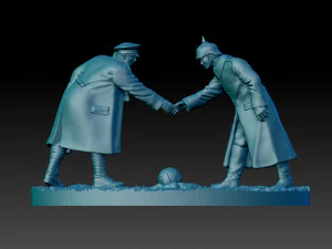 Christmas Truce Memorial 3D Print Model