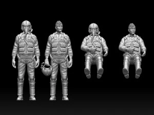 Oficial general Robin Olds da For&ccedil;a A&eacute;rea dos Estados Unidos Modelo de Impressão 3D