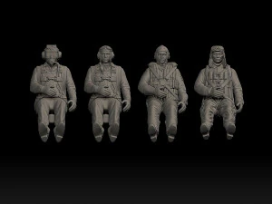 Pilots ww2 3D Print Model