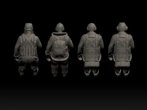Pilots ww2 3D Print Model