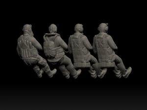 Pilots ww2 3D Print Model