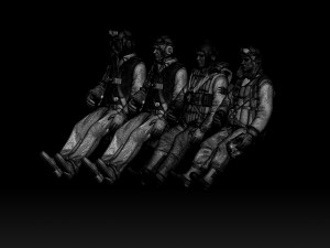 Pilots ww2 3D 프린트 모델
