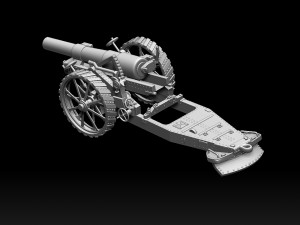 Howitzer Mark VI UK Modelo de Impressão 3D