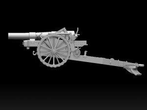 Howitzer Mark VI UK Modelo de Impressão 3D
