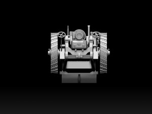 Howitzer Mark VI UK Modelo de Impressão 3D