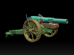 Howitzer Mark VI UK Modelo de Impressão 3D