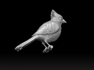 Bird red cardinal 3D Принт Модель