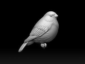 Bullfinch Model do druku 3D