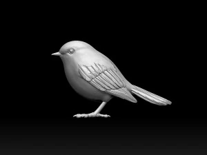 P&aacute;jaro Modelo de impresión 3D