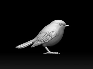 P&aacute;jaro Modelo de impresión 3D