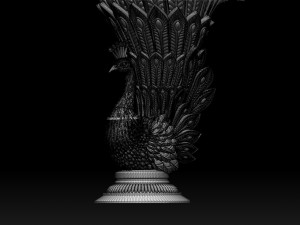 Peacock 3D 打印模型