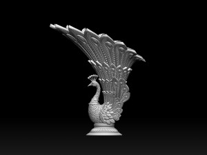 Peacock 3D 打印模型