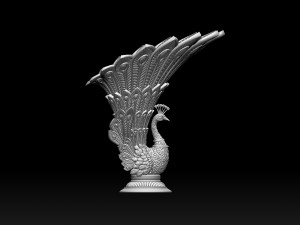 Peacock 3D 打印模型