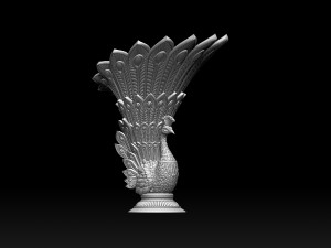 Peacock 3D 打印模型