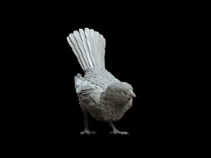 鳥 3Dプリントモデル