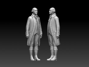 George Washington 3D Принт Модель