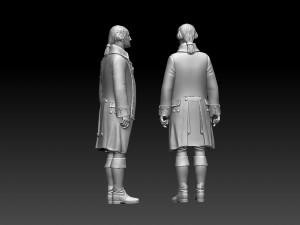George Washington 3D Принт Модель
