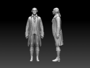 George Washington 3D Принт Модель