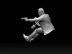 John Wick 3D Print Model