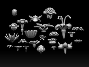 Flowers 3D Print Model