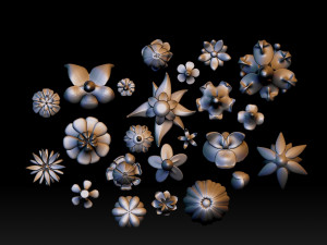 Flowers 3D Print Model