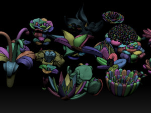 Flowers 3D Print Model