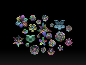 Flowers 3D Print Model