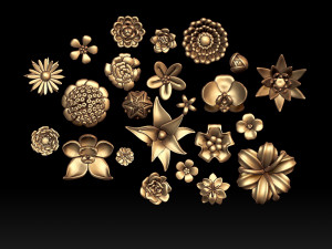Flowers 3D Print Model